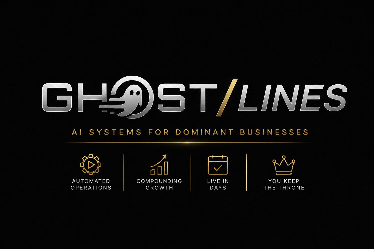 Ghostlines - AI Systems for Dominant Businesses: Automated Operations, Compounding Growth, Live in Days, You Keep the Throne