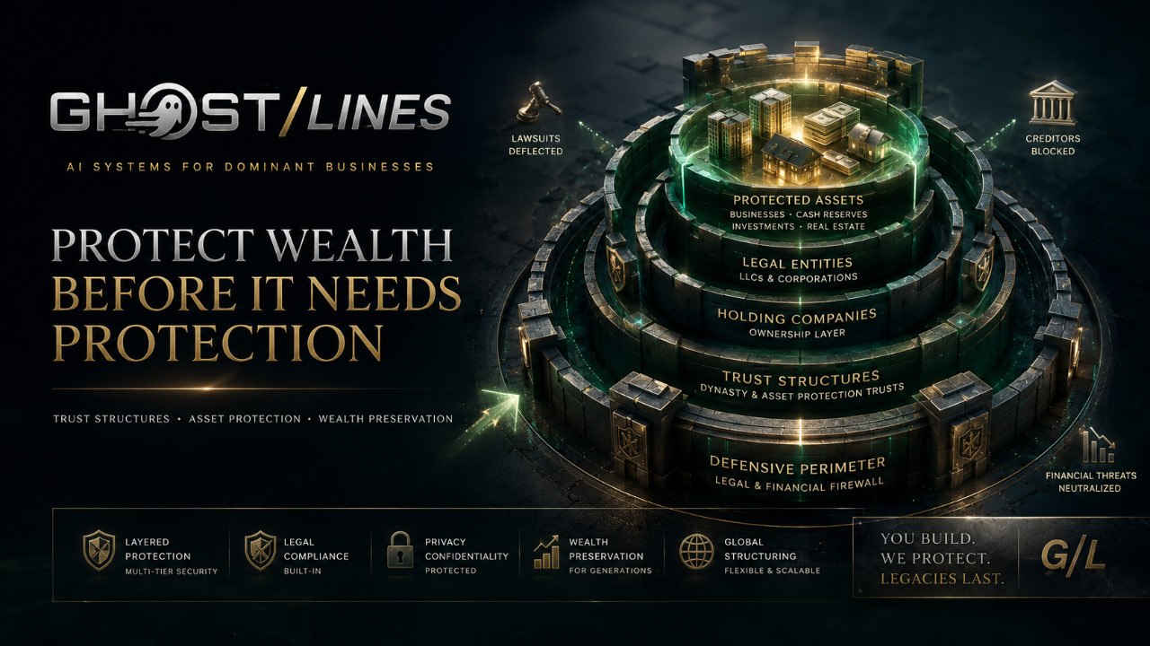 Ghostlines Asset Protection — Protect Wealth Before It Needs Protection